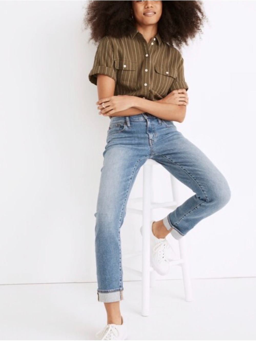Madewell Medium Wash Boyjean